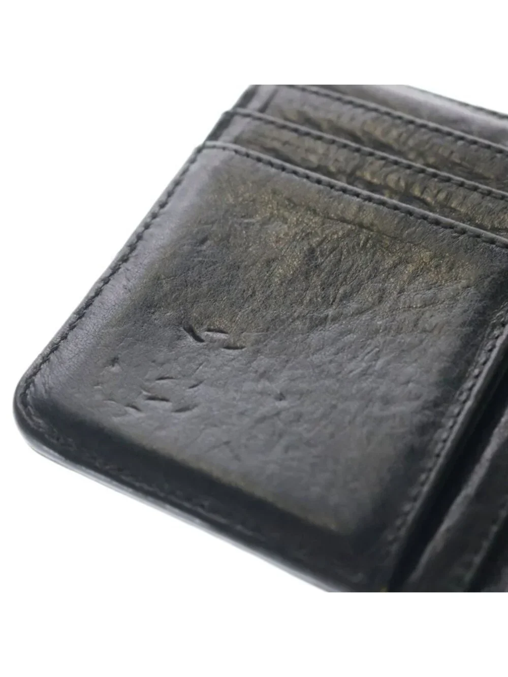Chrome Hearts DR Digiacomo Cross Patch Bifold Wallet with Grommet Black